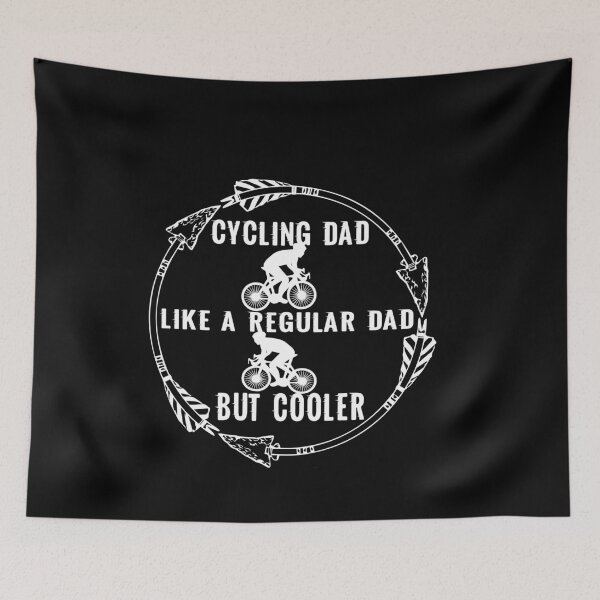 Item preview, Cycling dad like a regular dad but cooler: Funny Father's day Gift Idea. designed and sold by cutitoutsir.