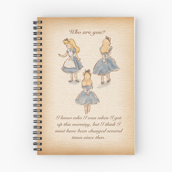 Item preview, Alice quote: I know who I WAS when I got up this morning, but I think I must have been changed several times since then. designed and sold by mofdeer10.