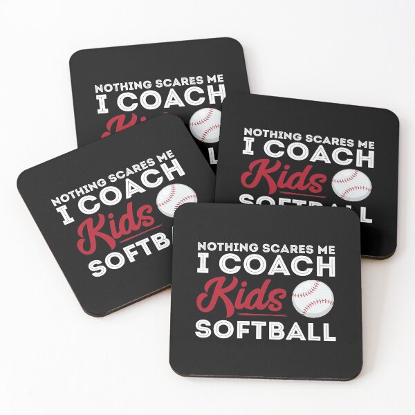 Item preview, Nothing scares me i coach kids Softball designed and sold by Urosek.