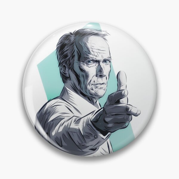 Item preview, Clint Eastwood - An illustration by Paul Cemmick designed and sold by TIGERDAVER.