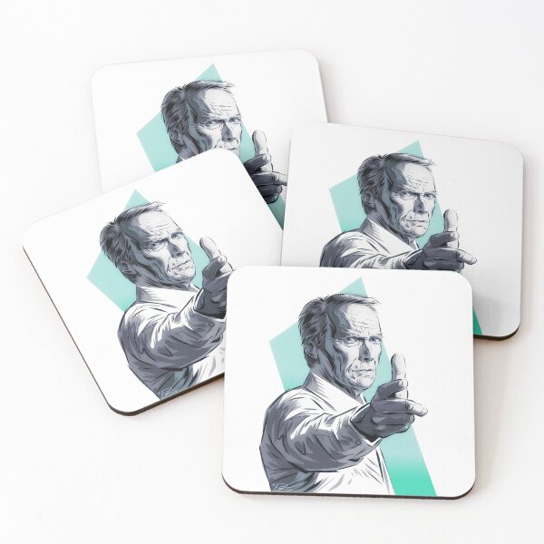 Item preview, Clint Eastwood - An illustration by Paul Cemmick designed and sold by TIGERDAVER.