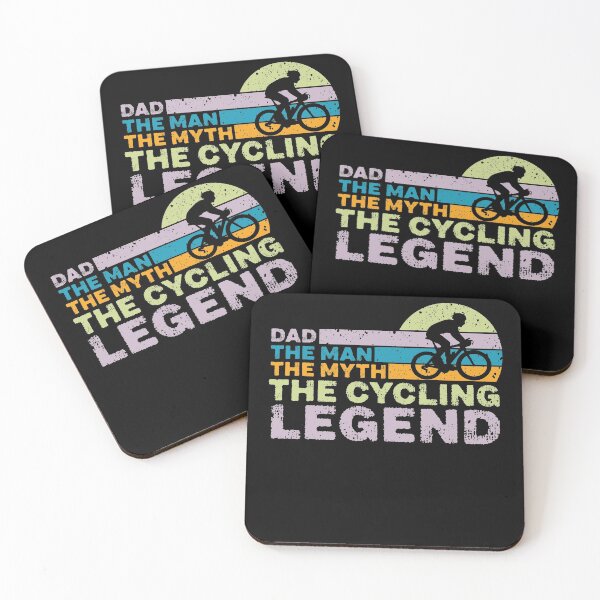 Item preview, Mens Vintage Cycling Dad The Man The Myth The Legend Cyclist designed and sold by graphicmeyou.