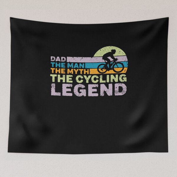 Item preview, Mens Vintage Cycling Dad The Man The Myth The Legend Cyclist designed and sold by graphicmeyou.