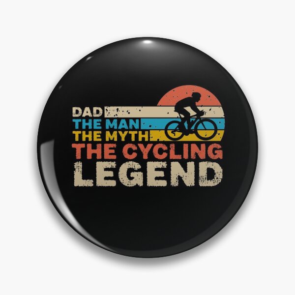 Item preview, Mens Vintage Cycling Dad The Man The Myth The Legend Cyclist designed and sold by graphicmeyou.