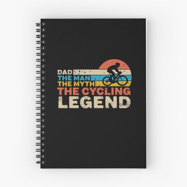 Item preview, Mens Vintage Cycling Dad The Man The Myth The Legend Cyclist designed and sold by graphicmeyou.