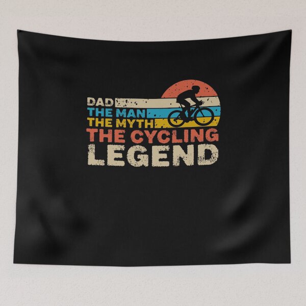 Item preview, Mens Vintage Cycling Dad The Man The Myth The Legend Cyclist designed and sold by graphicmeyou.