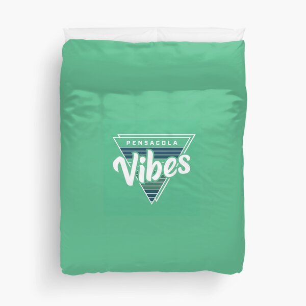 Retro Vibes - Green Duvet Cover