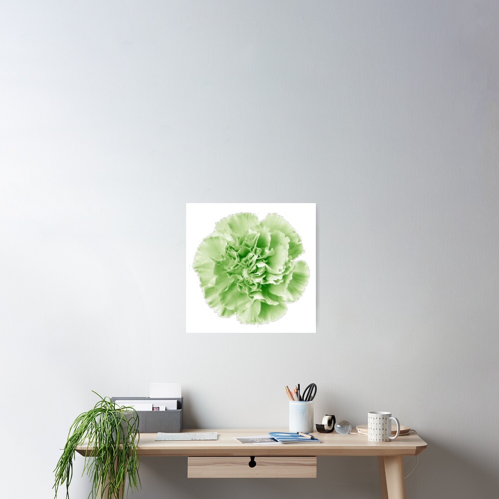 Oscar Wilde Inspired Green Carnation Design Poster For Sale By Lilmissmorrison Redbubble