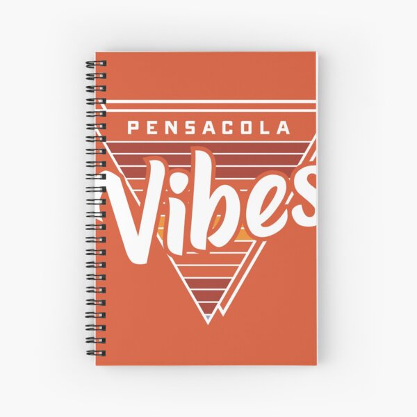 Retro Vibes - Orange Spiral Notebook