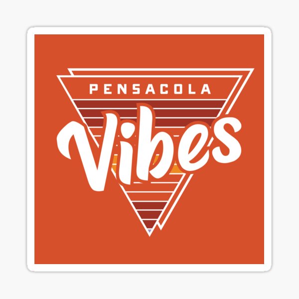 Retro Vibes - Orange Sticker