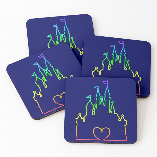 Item preview, Castle Heart design in Rainbow designed and sold by Apollo Creative .