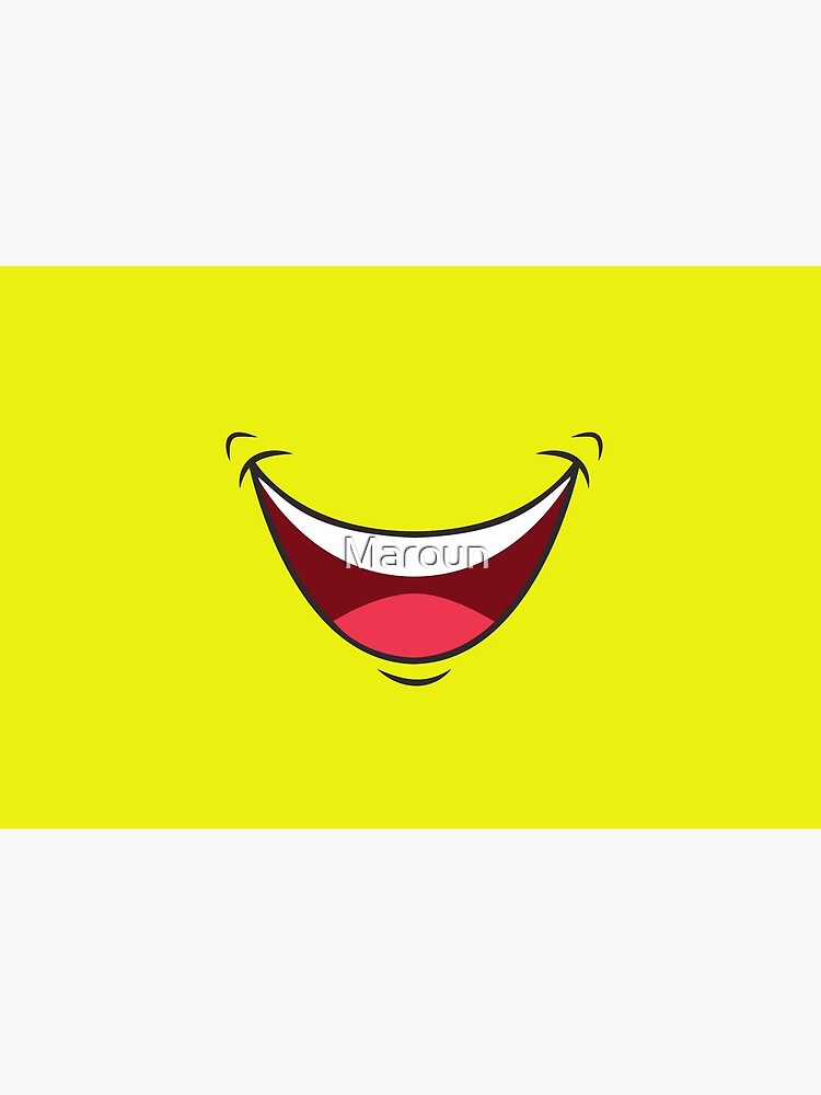 SMILE - MINIMALIST DESIGN - FUNNY FACE | Mask