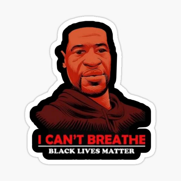 t-shirt George floyd Sticker