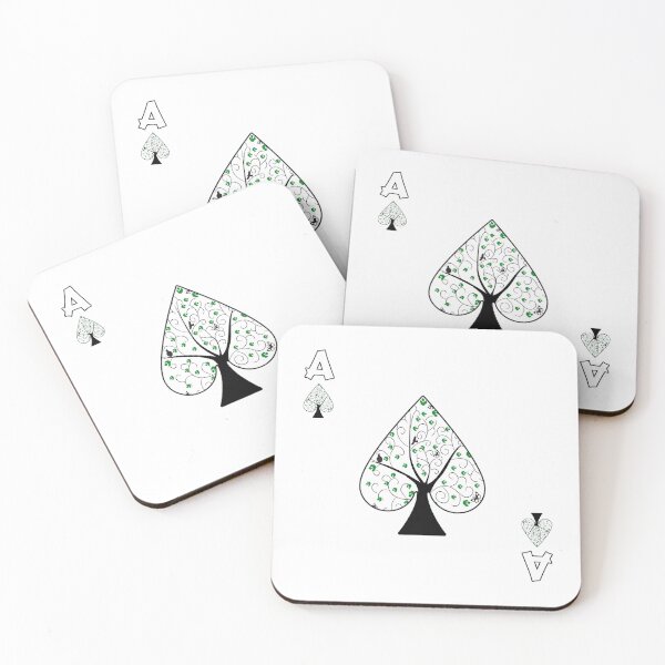 Item preview, Ace, poker, casino, tree, card game gift designed and sold by Kuma518.
