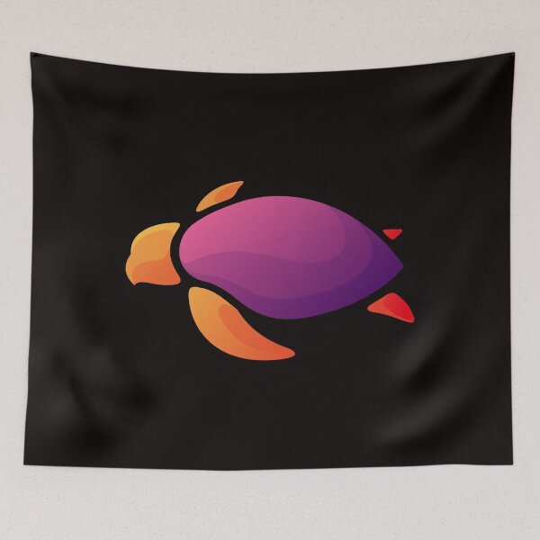 Item preview, Purple turtle colorful reptile designed and sold by Imutobi.