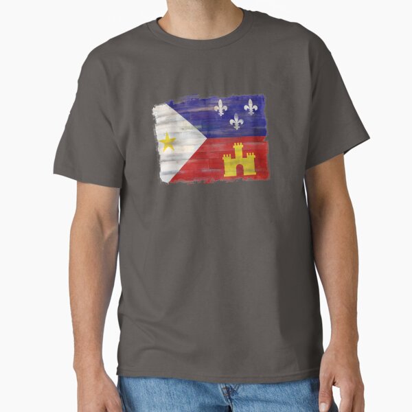 Item preview, Acadian Flag Distressed.  designed and sold by BL3Designco.