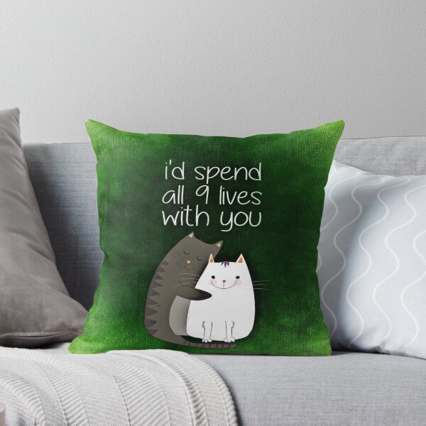 Item preview, 9 lives with you. Cat designed and sold by Yuna26.