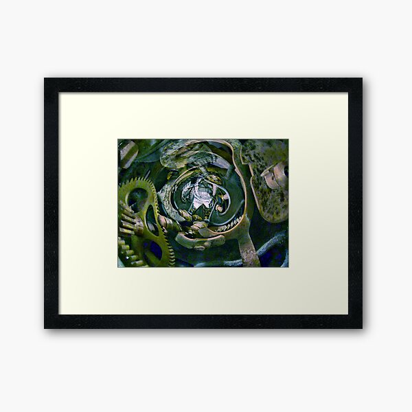 Curved space-time 12 Framed Art Print