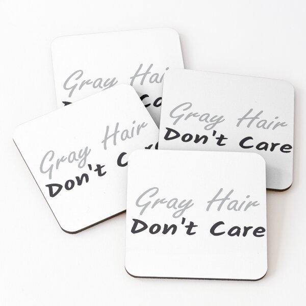 Item preview,   Gray Hair Don't Care,  Gray Hair Gift, Retired Gift,Getting Older , Grandma Grandpa Gift designed and sold by Islanr.
