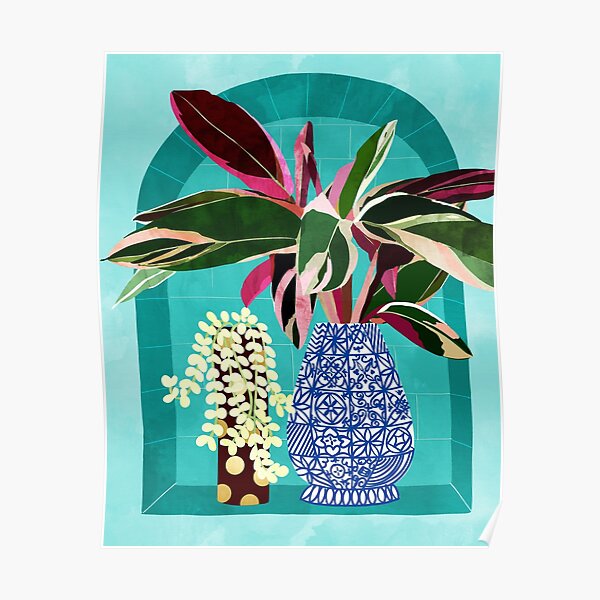 Vous ne pouvez pas acheter le bonheur mais vous pouvez acheter des plantes et c'est à peu près la même chose Poster