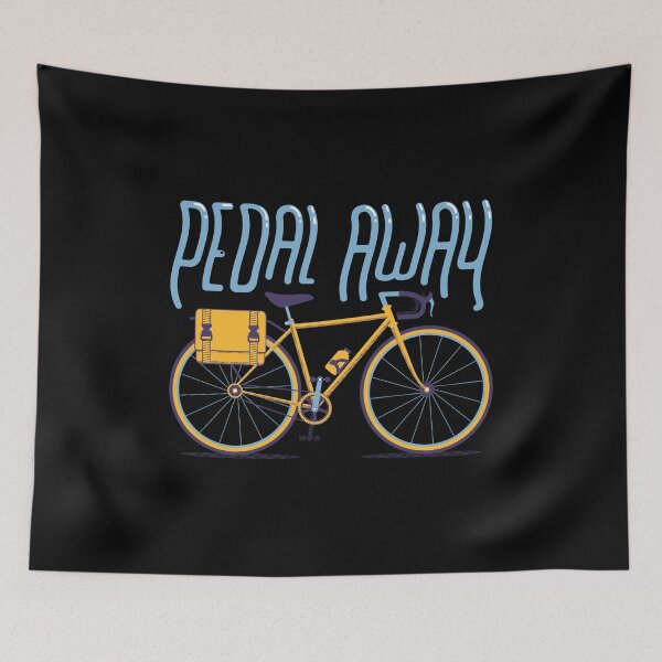 Item preview, Pedal Away Wanderlust Bicycling graphic designed and sold by jakehughes2015.
