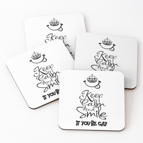 Item preview, Keep Calm And Smile; designed and sold by StickerApe.
