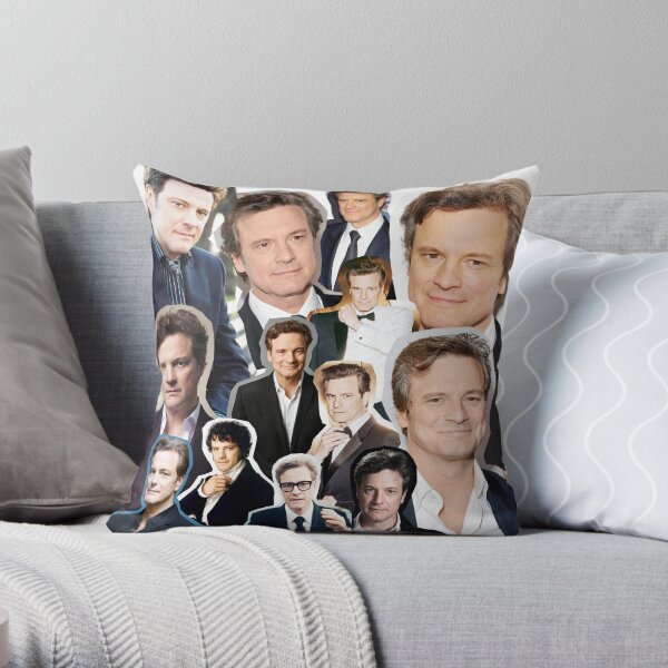 Colin Firth Throw Pillow