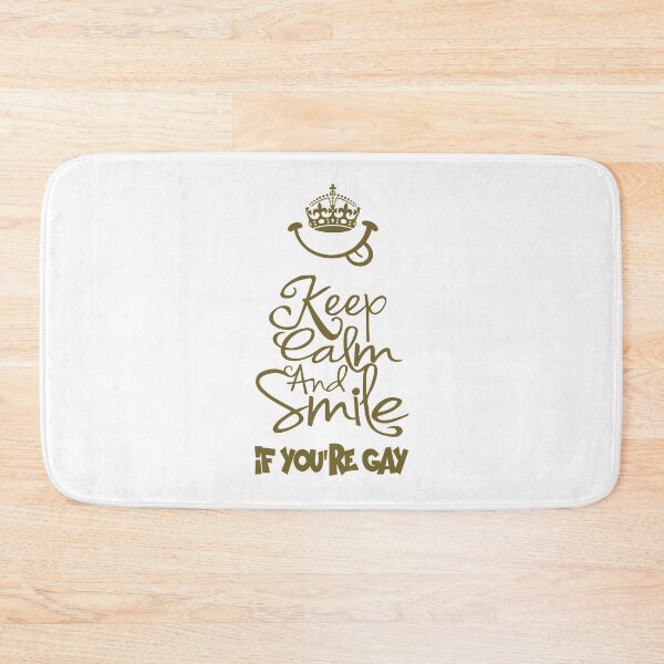 Item preview, Keep Calm And Smile; designed and sold by StickerApe.