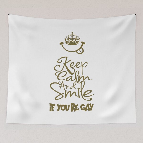 Item preview, Keep Calm And Smile; designed and sold by StickerApe.