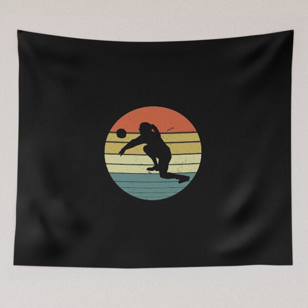 Item preview, Volleyball Retro Distressed Style designed and sold by BAISSANE.