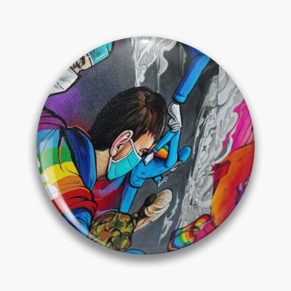 Item preview, GENT Street Art Work Covid-19 NHS designed and sold by kwn1804.