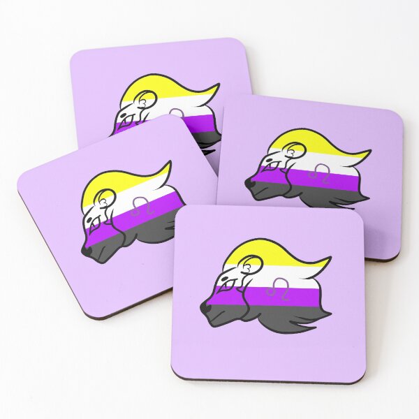 Item preview, Leo Non-Binary Pride designed and sold by TomeOfCartoons.
