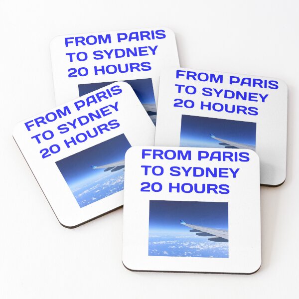 Item preview, T-Shirt from Paris to Sydney 20 hours designed and sold by Axel20.
