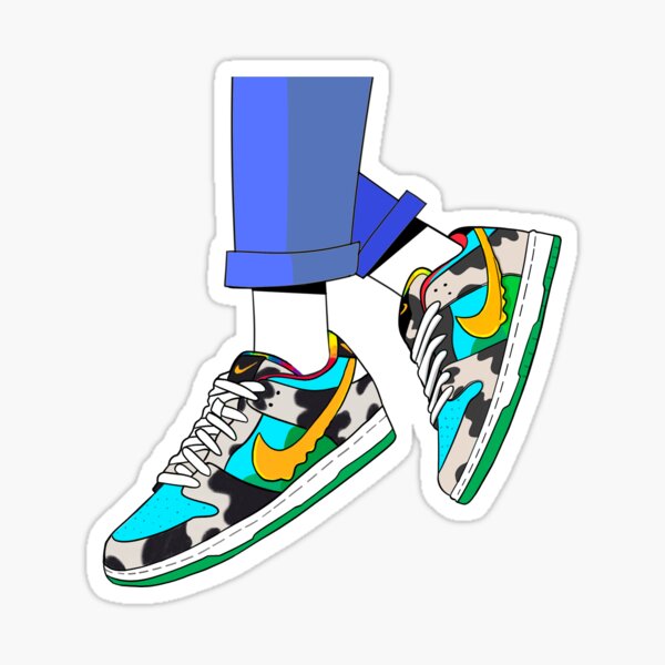 Ben & Jerry's Chunky Dunky SB Dunk Collaboration Sticker