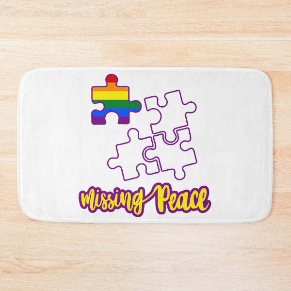 Item preview, Missing Peace; LGBT; Puzzle; designed and sold by StickerApe.