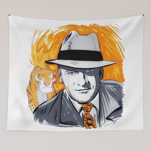 Item preview, George Sanders - An illustration by Paul Cemmick designed and sold by TIGERDAVER.