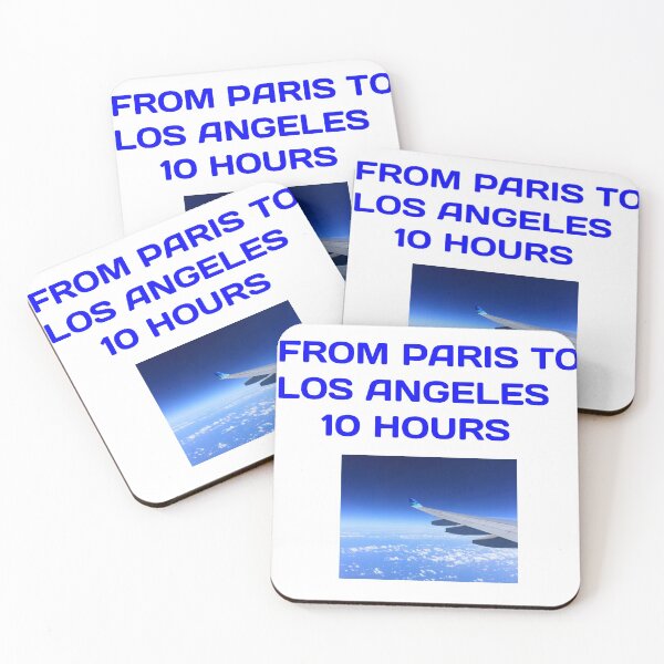 Item preview, T-Shirt from Paris to Los Angeles 10 hours designed and sold by Axel20.