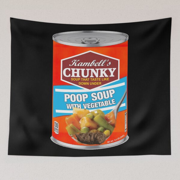 Artikelvorschau, POOP SUPPE MIT GEMÜSE entworfen und verkauft von RedBubbleBoom.