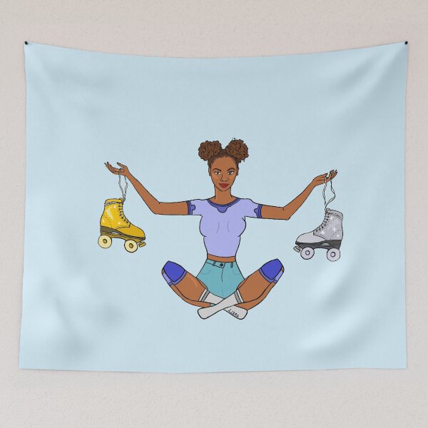 Item preview, Libra Rollergirl Zodiac Skater designed and sold by Hotanist.