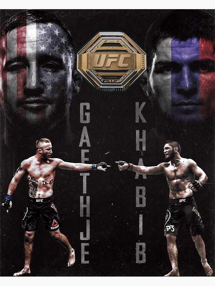 "Khabib Nurmagomedov Vs Justin Gaethje: UFC Belt Showdown ...
