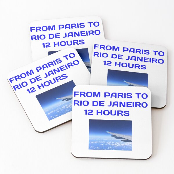 Item preview, T-Shirt from Paris to Rio de Janeiro designed and sold by Axel20.