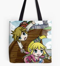 Skyward Sword in the style of The Wind Waker Tote Bag