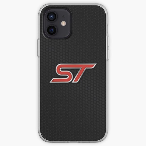 Ford ST emblem on grille iPhone Soft Case
