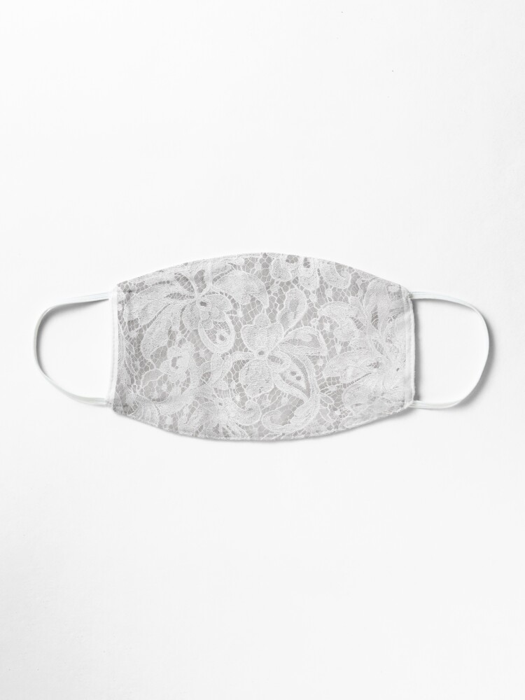 Alternate view of white lace Mask