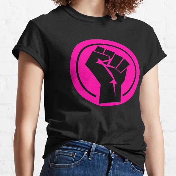Hot Pink Fist Classic T-Shirt