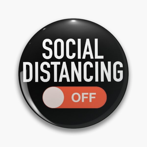 Item preview, Social Distancing before it was cool, Social Distancing ON, Social Distancing OFF ,funny T-Shirt designed and sold by SLV7R.