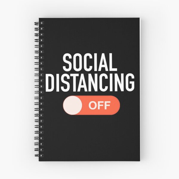 Item preview, Social Distancing before it was cool, Social Distancing ON, Social Distancing OFF ,funny T-Shirt designed and sold by SLV7R.