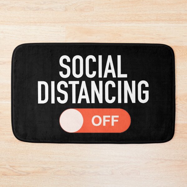 Item preview, Social Distancing before it was cool, Social Distancing ON, Social Distancing OFF ,funny T-Shirt designed and sold by SLV7R.