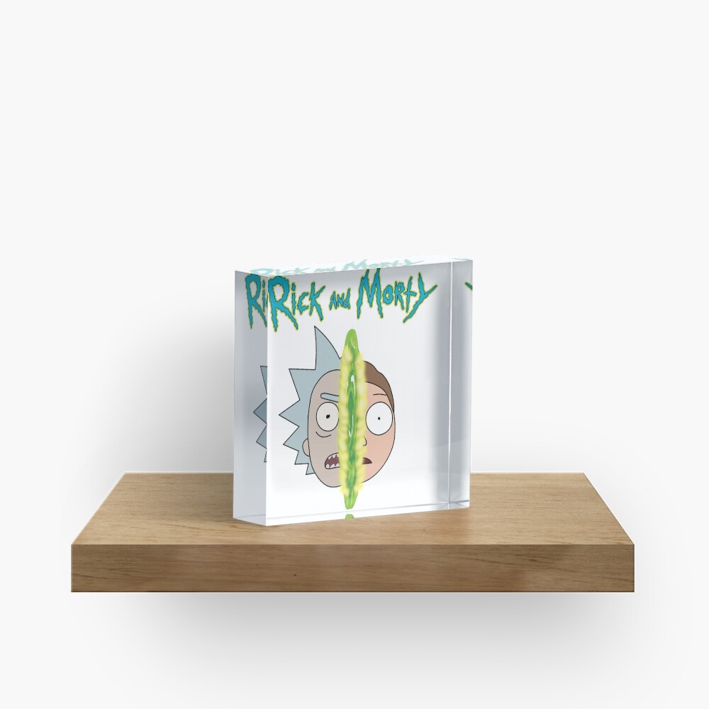 Rick and Morty face off Acrylic Block