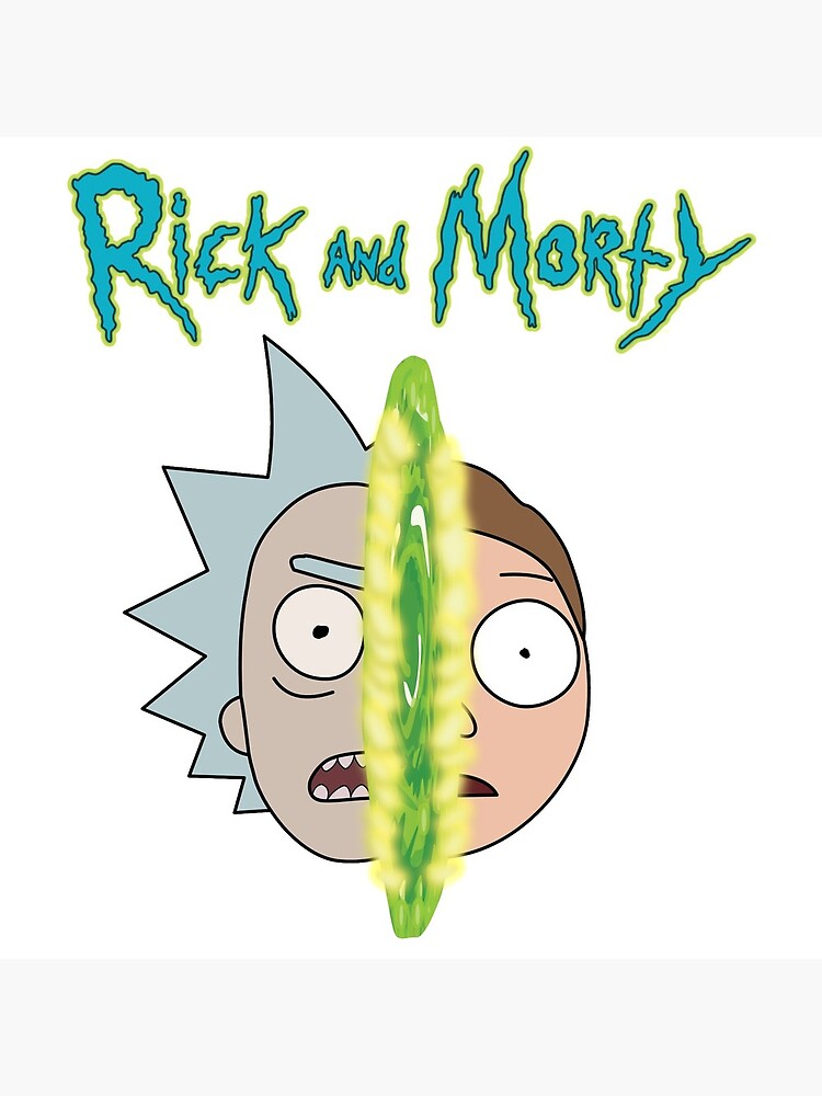 Rick and Morty face off by TatiDesign